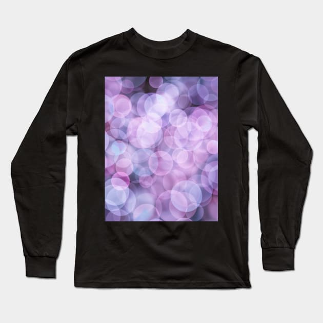 Layered bright pink and purple bubbles Long Sleeve T-Shirt by shikita_a